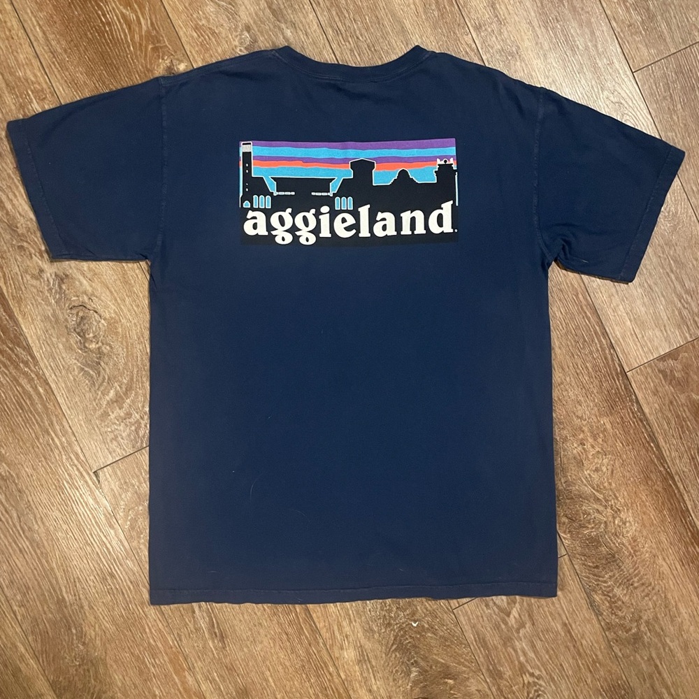 Aggieland Navy Graphic T-Shirt